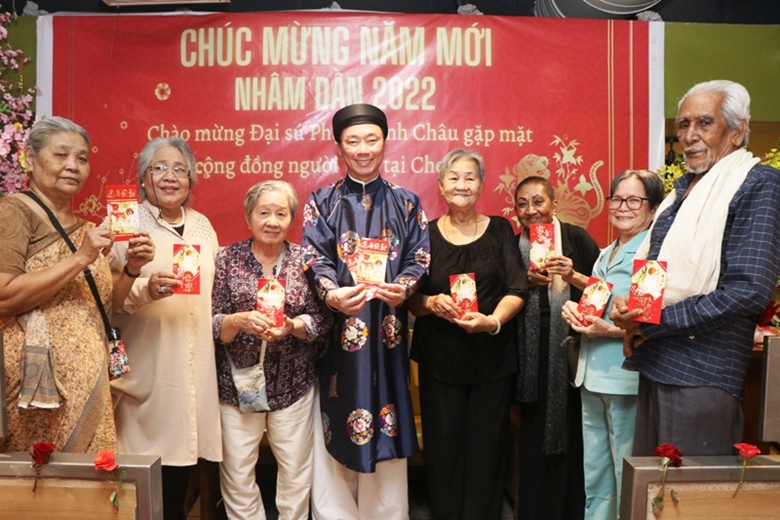 Des Vietnamiens en Inde fêtent le Têt traditionnel 2022